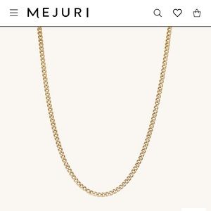 Mejuri Curb Chain Necklace